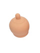 Diablo picante - flesh-colored breast-shaped stress toy