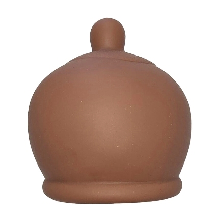 diablo picante - brown breast-shaped stress toy