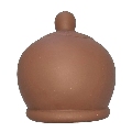 diablo picante - brown breast-shaped stress toy