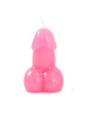 diablo picante - penis shaped candle in fuchsia color
