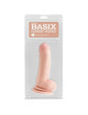 Dildo Relaístico Basix Jelly Bege 18 cm