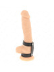 kink - adjustable double leather penis ring