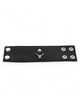 kink - leather penis ring with pressure closure 18 x 5 cm