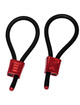electrastim - prestige electra loops anillos de pene ajustables rojo