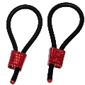 electrastim - prestige electra loops adjustable cock rings red