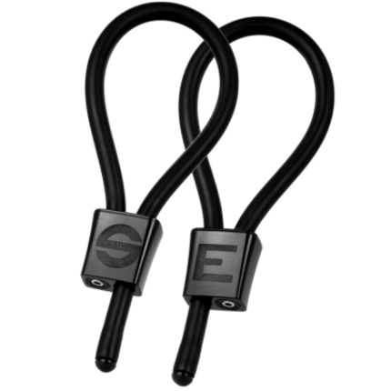 electrastim - prestige electra loops adjustable cock rings black