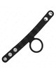 kink - leather penis ring 3.5 cm with pressure closure 23 x 2 cm