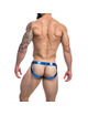Jockstrap Cut4men Desire Couro Azul Plus Size