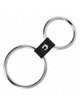 Cockring Kink Duplo Metal e Couro 1