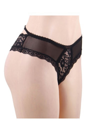 queen lingerie - panties de encaje floral s/m