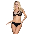 Conjunto Queen Lingerie Pria Preto