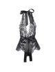 Queen lingerie - teddy escotado de encajes l/xl