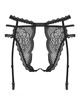 obsessive - pearlove garter belt black xs/s
