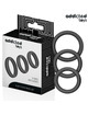 addicted toys - set de anillos silicona planos