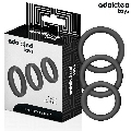 addicted toys - set of flat silicone rings