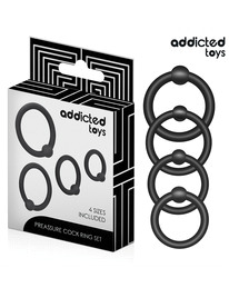 addicted toys - set of pressure silicone rings