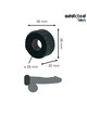 Cockring Addicted Toys Xtra Thick Silicone Preto