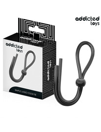 Cockring Addicted Toys Lasso Simples Preto