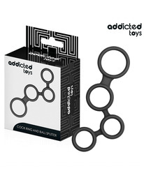 addicted toys - anillo para el pene con divisores para testÍculos