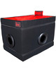 Cabine Íntima Secret Dome Kink Club Preto e Vermelho