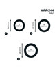 Addicted toys - set of flat silicone rings
