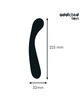 addicted toys - masajeador anal doble silicona 22,5 cm