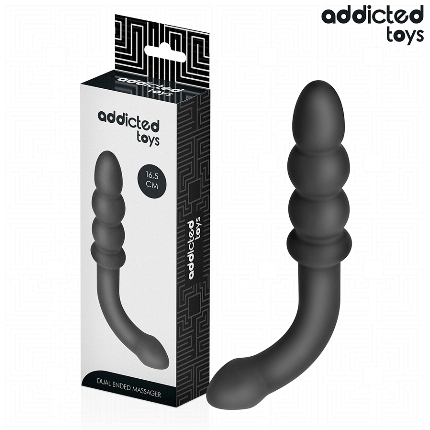 addicted toys - massageador duplo 16,5 cm