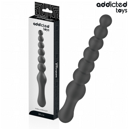 addicted toys - double anal massager silicone 24 cm