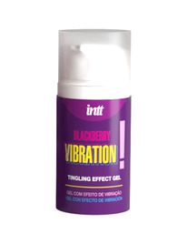intt releases - gel vibrador liquido sabor mora 15 ml