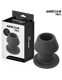 addicted toys - plug anal hueco extrem silicona talla l 10,4 cm