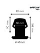 Plug Anal Oco Addicted Toys Extreme 10,4 cm