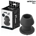 addicted toys - extreme hollow anal plug silicone size m 8.7 cm