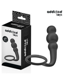 Plug Anal Addicted Toys com Cockring Model 1