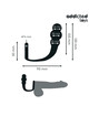 addicted toys - anal plug with ring silicone model 1