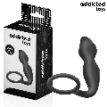 addicted toys - anal plug with ring silicone model 2