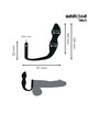 addicted toys - plug anal con anillo silicona modelo 2