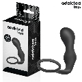 addicted toys - anal plug with ring silicone model 3