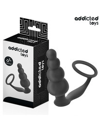 Plug Anal Addicted Toys com Cockring Model 5