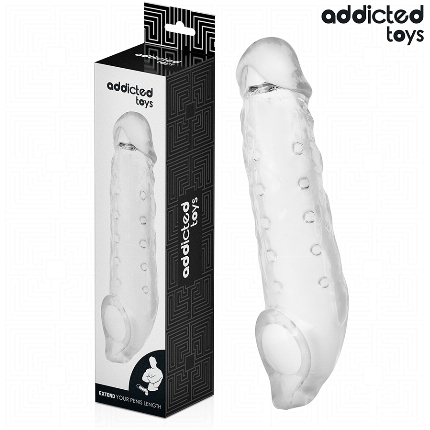Manga para Pénis Addicted Toys Transparente 23 cm
