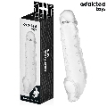 addicted toys - transparent penis sheath size m 27 cm