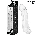 addicted toys - transparent penis extenson 27 cm