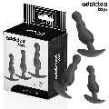 addicted toys - set of 3 anal plug silicone model 1