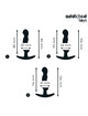 Addicted toys - set of 3 anal plug silicone model 1