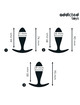 Addicted toys - set de 3 plug anal silicona modelo 2
