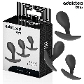 addicted toys - set of 3 anal plug silicone model 3