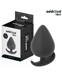 addicted toys - plug anal silicona talla xxl 11 cm