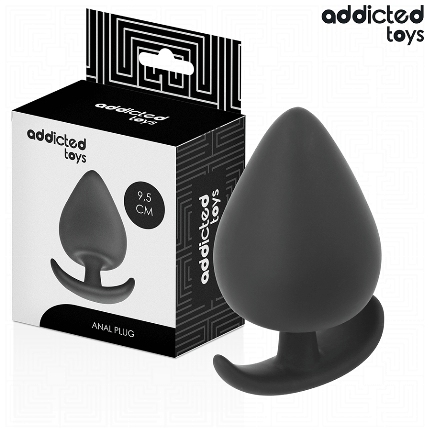 addicted toys - anal plug silicone size xl 9.5 cm