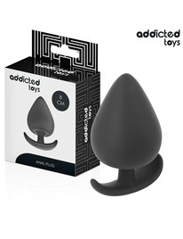 addicted toys - plug anal silicona talla l 8 cm