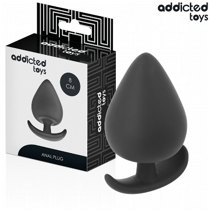 addicted toys - anal plug silicone size l 8 cm