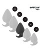 addicted toys - plug anal silicona talla l 8 cm